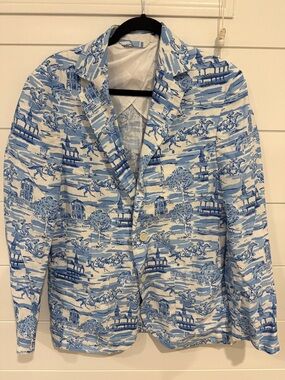 NWOT vineyard vines Kentucky derby official line blazer jacket, sz 38. So cute!!